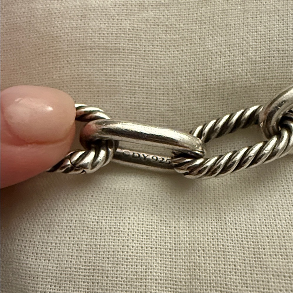 David Yurman Sterling Silver Link Bracelet - Picture 9 of 9